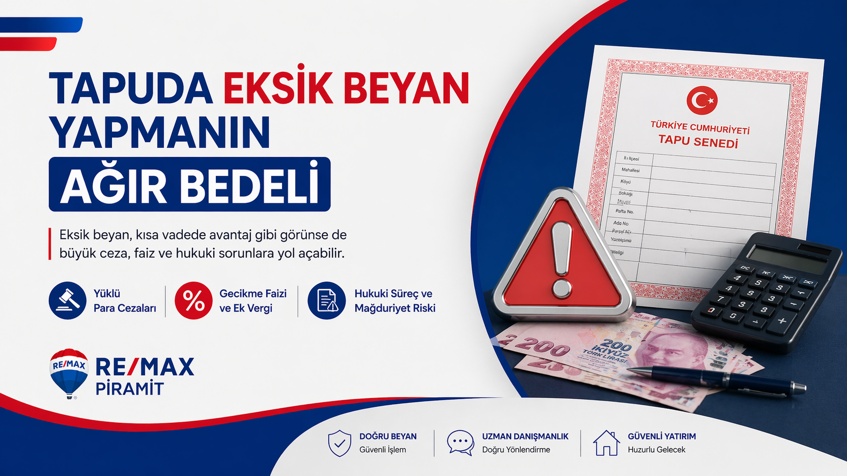 Tapuda Eksik Beyan Yapmanın Ağır Bedeli